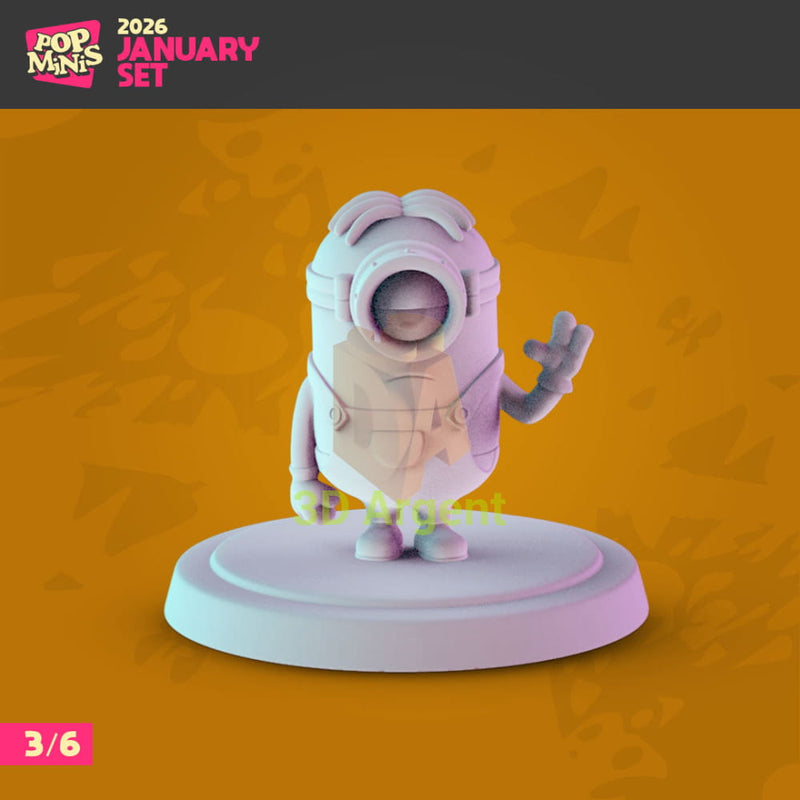 Despicable Me Figures compatible D&D DragonLance Miniatures Pop Minis