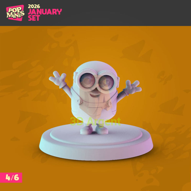 Despicable Me Figures compatible D&D DragonLance Miniatures Pop Minis