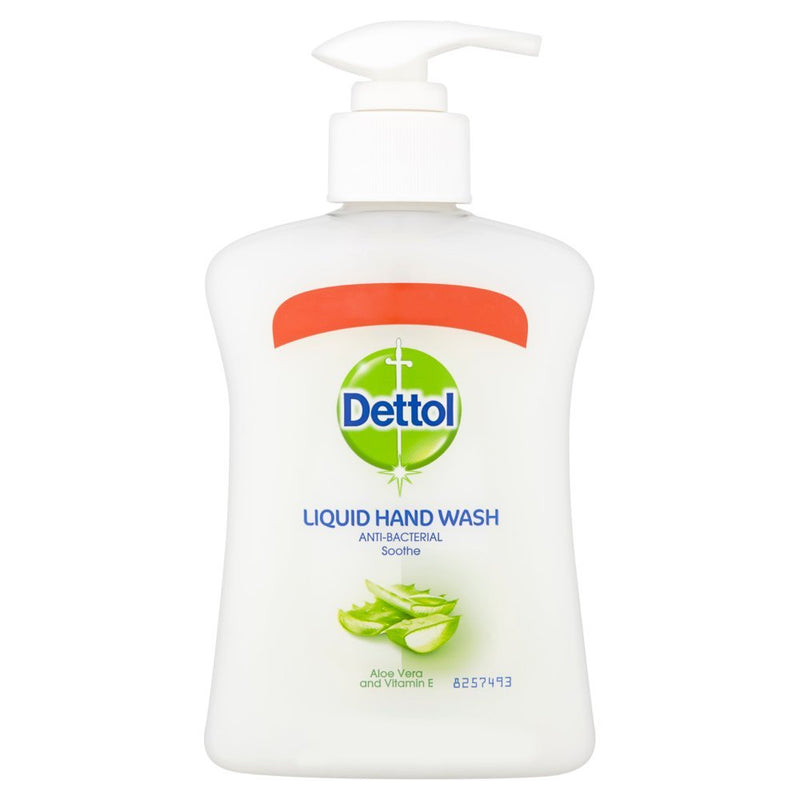 Dettol Hydrate Liquid Hand Wash Aloe Vera 250ml (Case of 6)