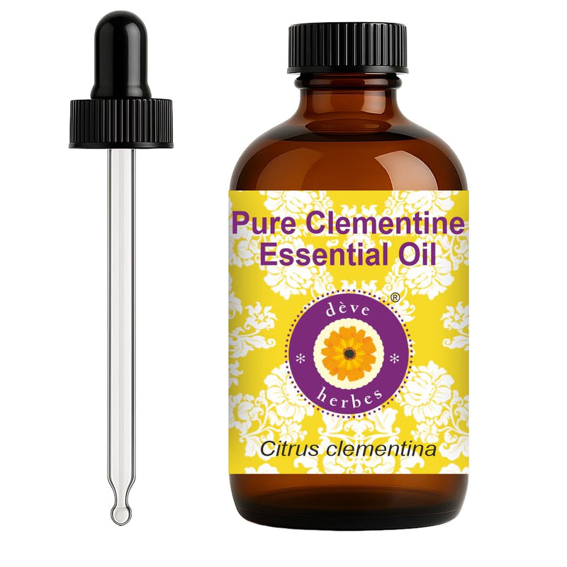 dève herbes Clementine Essential Oil – 120ml (Citrus Clementina) Steam Distilled