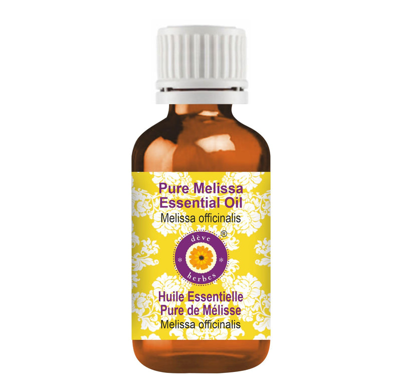 dève herbes Melissa Essential Oil (Melissa officinalis) – Pure, Steam Distilled 15ml