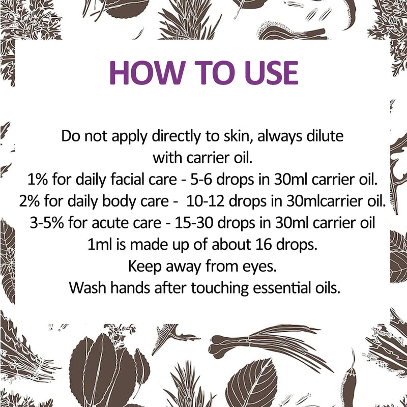 Deve Herbes Pure Petitgrain Essential Oil – 10ml Steam Distilled (Citrus aurantium Amara)