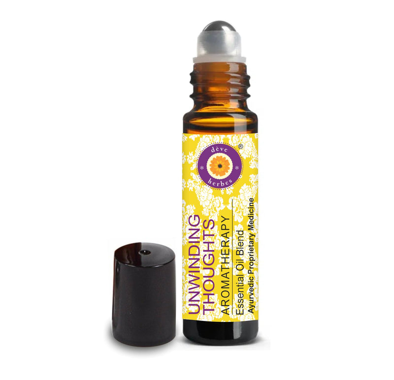 Unwinding Thoughts Aromatherapy Essential Oil Blend – Roll-On 10ml | Déve Herbes
