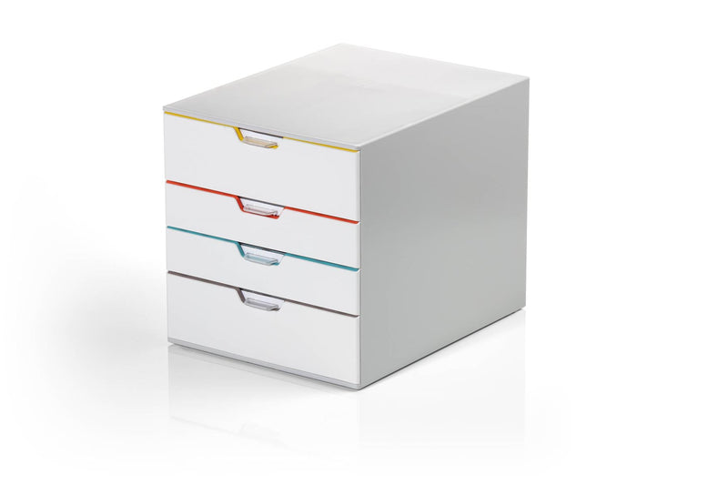 Durable VARICOLOR MIX Desktop Organiser 4 Drawer Colour Coded Storage | A4+