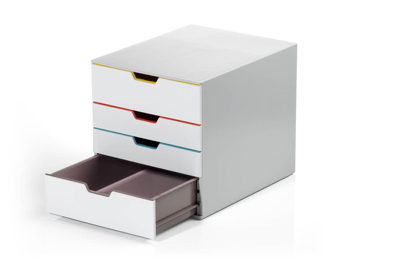 Durable VARICOLOR MIX Desktop Organiser 4 Drawer Colour Coded Storage | A4+