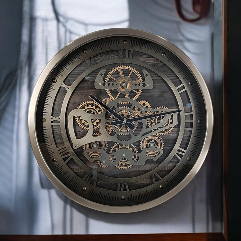 46CM GEAR CLOCK