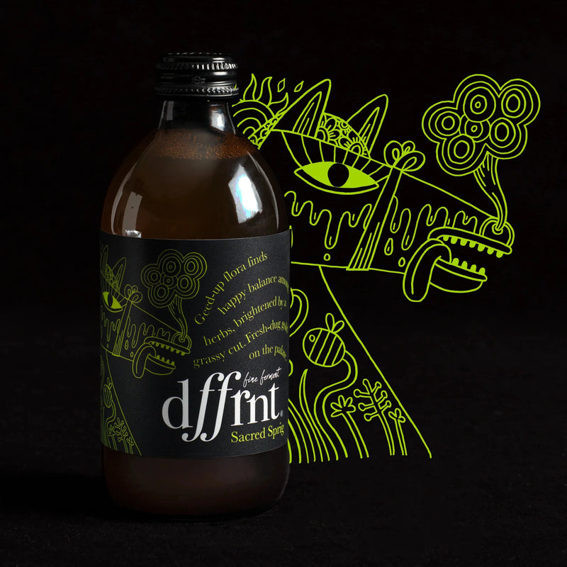 Dffrnt Fine Ferment Kombucha, Sacred Sprig, 12 x 330ml