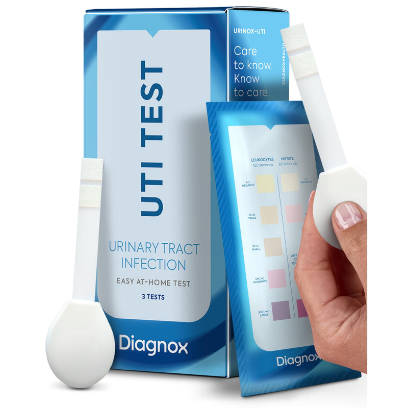 Diagnox UTI Test Strips – FDA-OTC Home UTI Test for Women | 3 Count