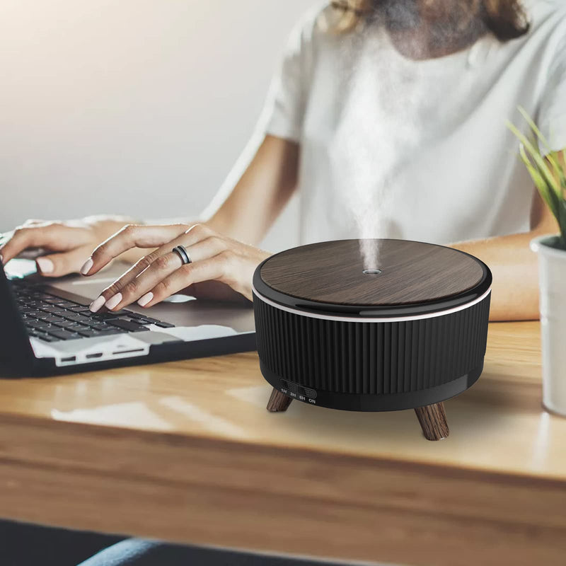 500ML Diffuser for Essential Oils – Large Room Aromatherapy with 7 Color Lights & 3 Mist Modes