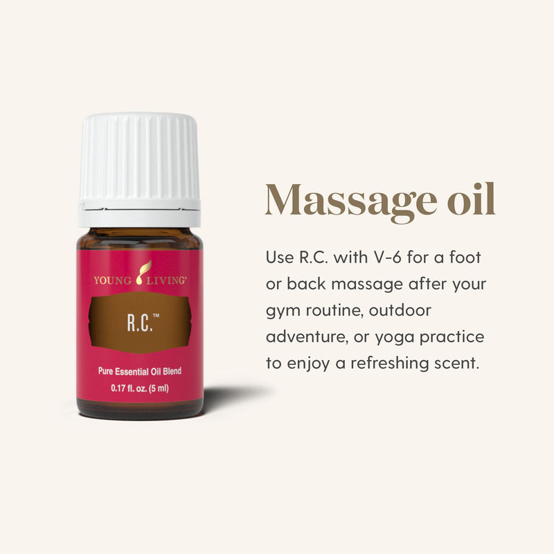 Young Living R.C. Essential Oil Blend – 5ml | 100% Pure, Fresh Aroma for Diffuser & Topical Use
