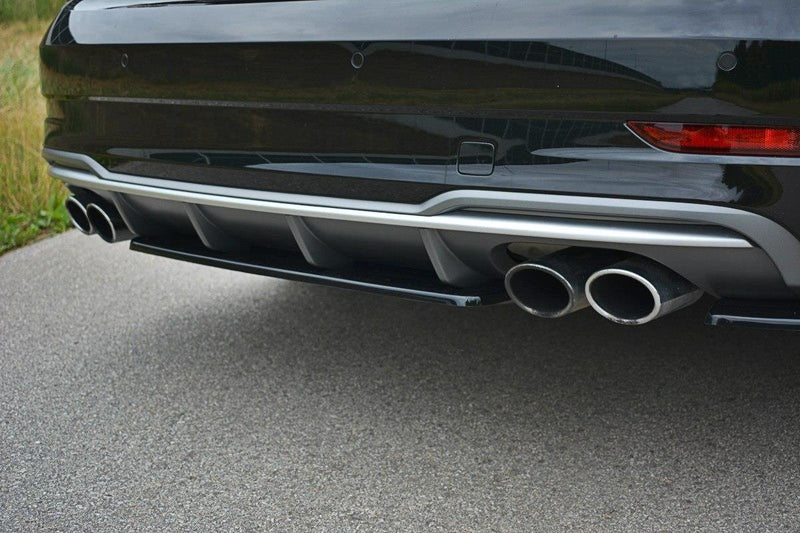 Maxton Design - CENTRAL REAR SPLITTER AUDI S3 8V FL SEDAN