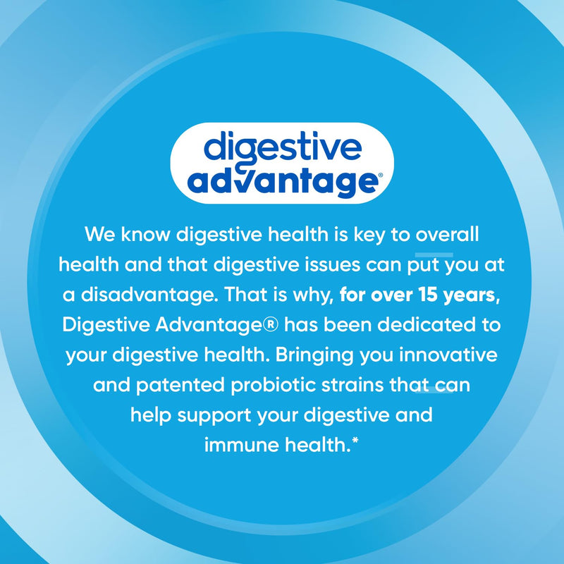Digestive Advantage Probiotic Gummies – Digestive & Immune Support (80ct) 2-Pack