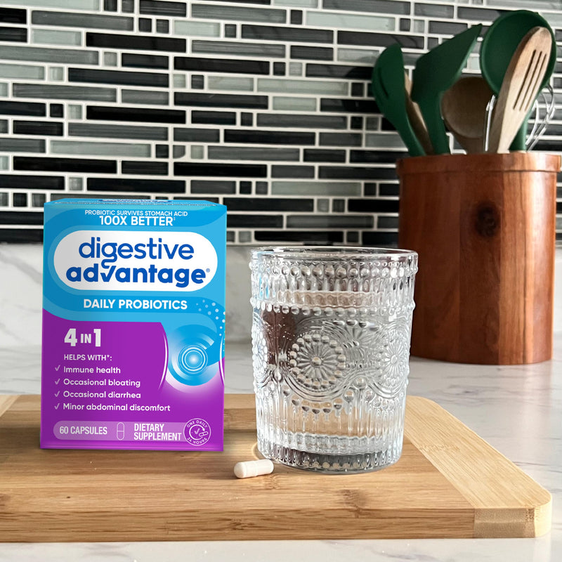 Digestive Advantage Probiotics – Daily Probiotics for Gut Health & Immune Support (60ct)
