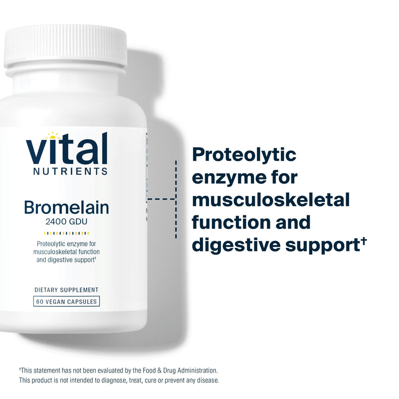 Vital Nutrients Bromelain 2400 GDU | Vegan Digestive Enzyme