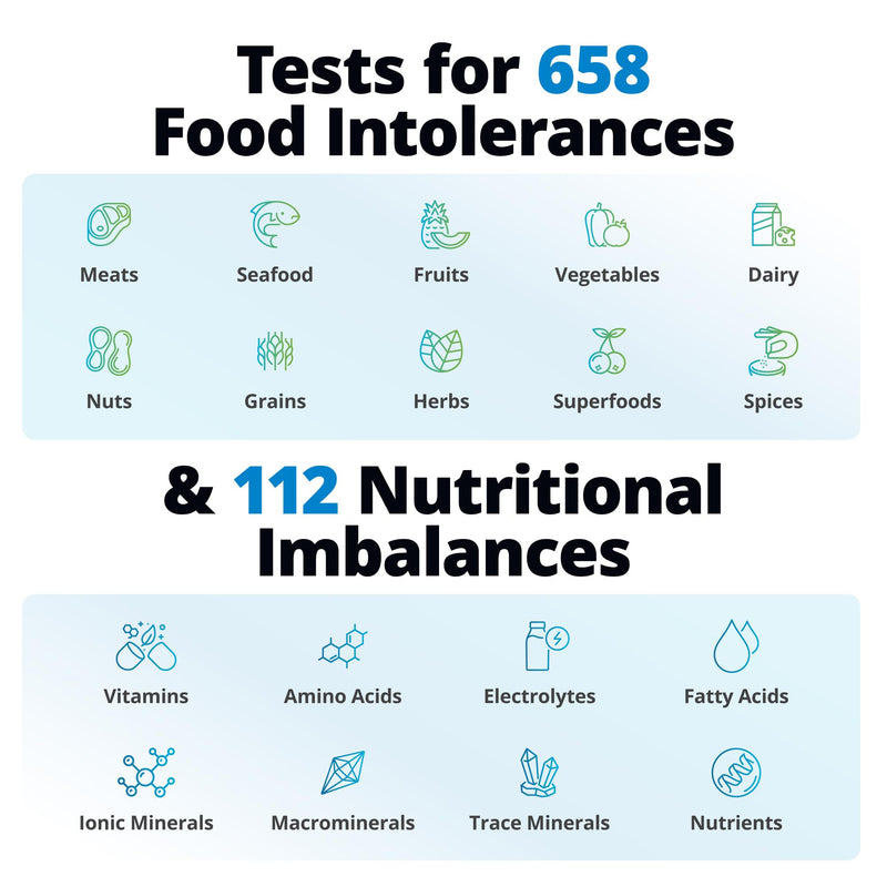 5Strands Sports Nutrition Health Test for Adults & Kids - Food Intolerance & Mineral Imbalance - 4-Day Results