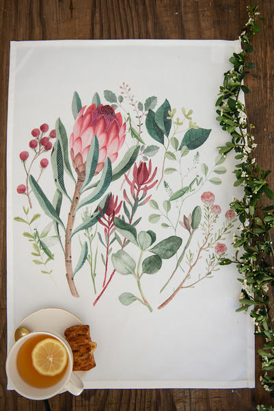 Fynbos Tea Towel