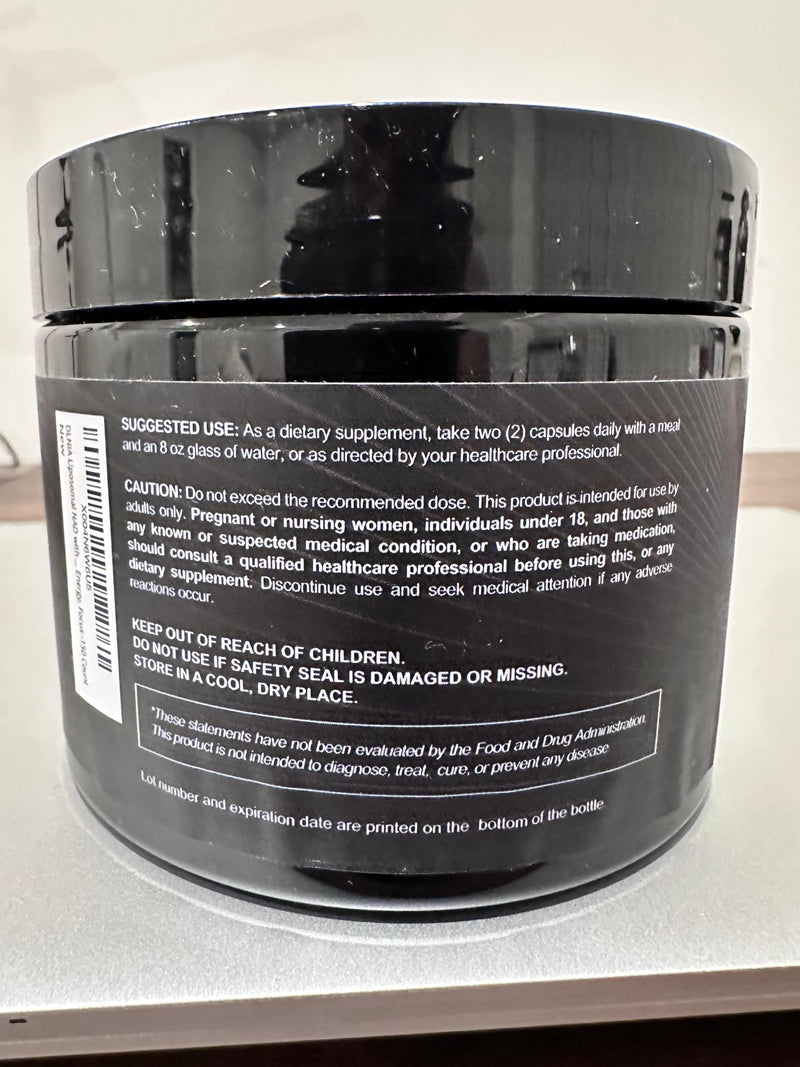 DLNIA Liposomal NAD+ Supplement| Nicotinamide Riboside (NR) 1258 mg with Resveratrol, Quercetin, Pterostilbene & CoQ10-12-Nutrient High-Absorption Cellular Energy & Healthy Aging