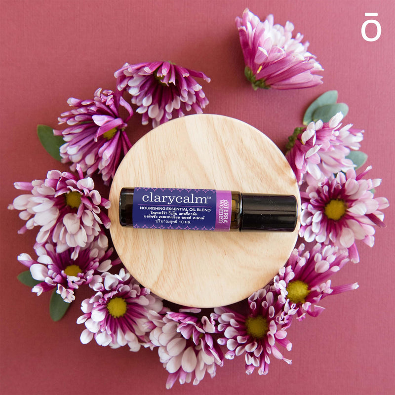 doTERRA Clary Calm Essential Oil Blend for Women - 10 ml (2 Pack) | Calming Mood Support