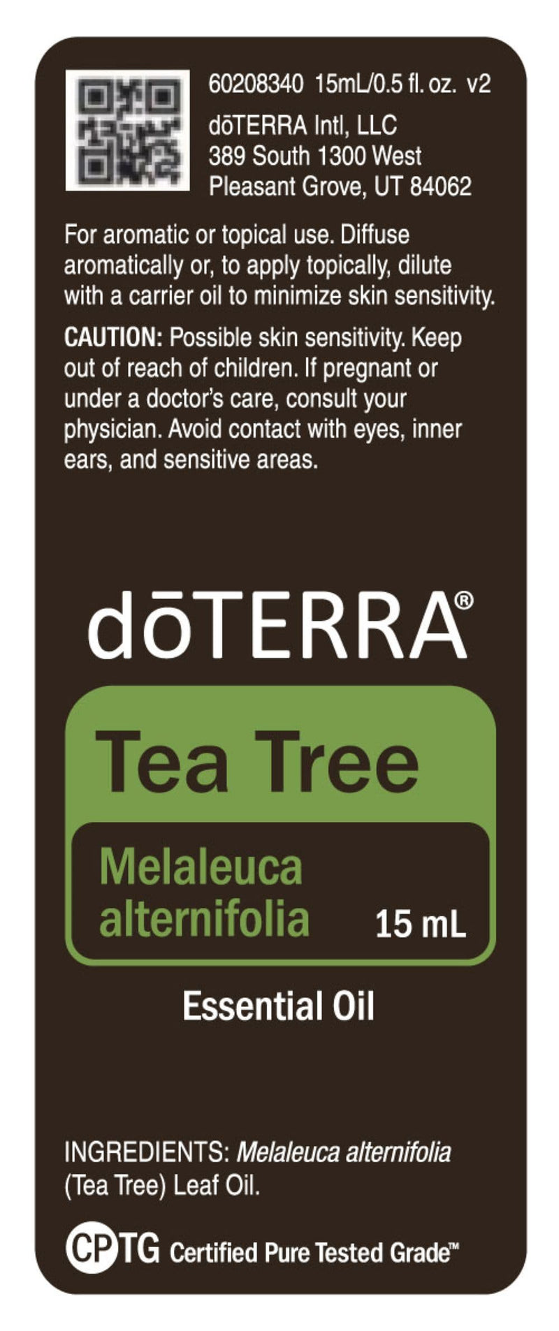 doTERRA Melaleuca (Tea Tree) Essential Oil - 15 mL
