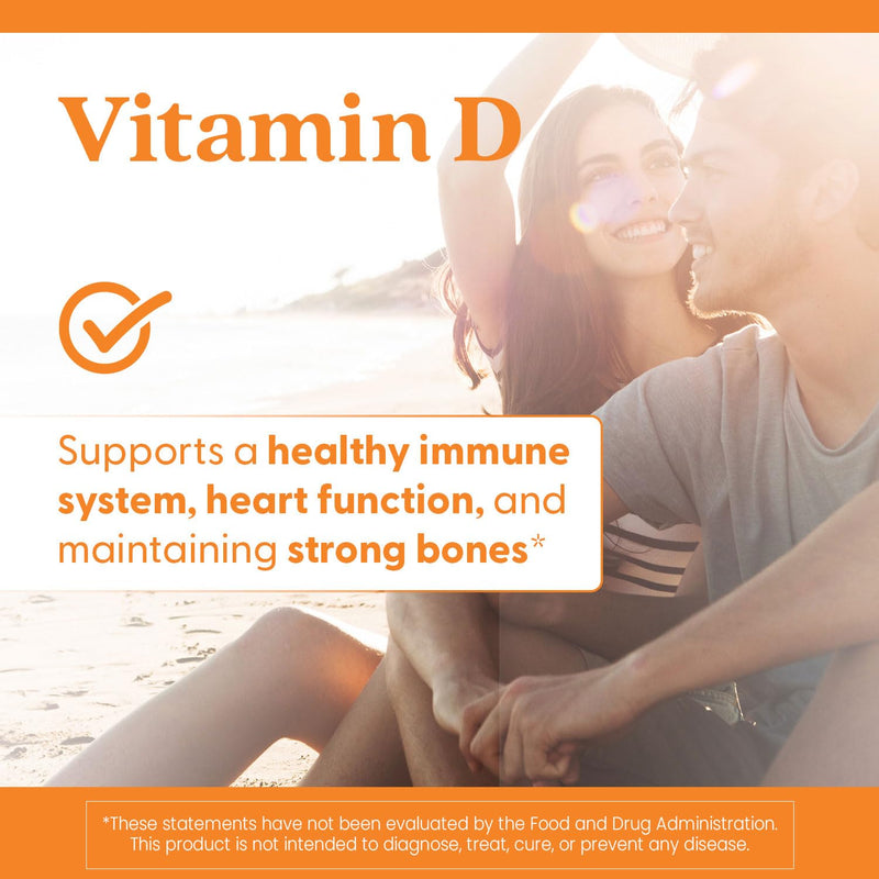 Doctor's Best Vitamin D3 5000 IU - Supports Heart, Bones & Immunity - Non-GMO, Gluten Free, Soy Free, Vegetarian - 180 Veggie Softgels