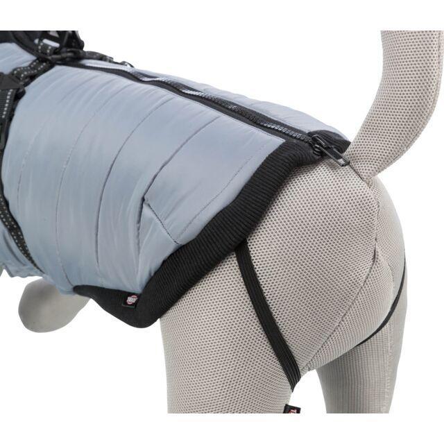 Dog Coat with harness - Pontis Grey