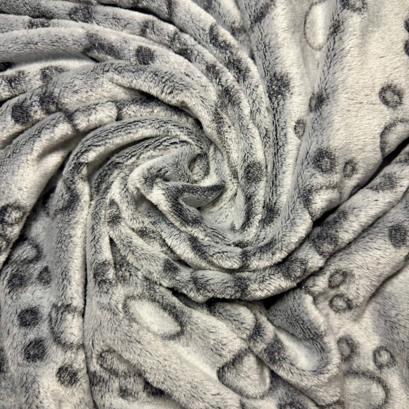 PupClub Dog Dog Blanket - Grey Paws
