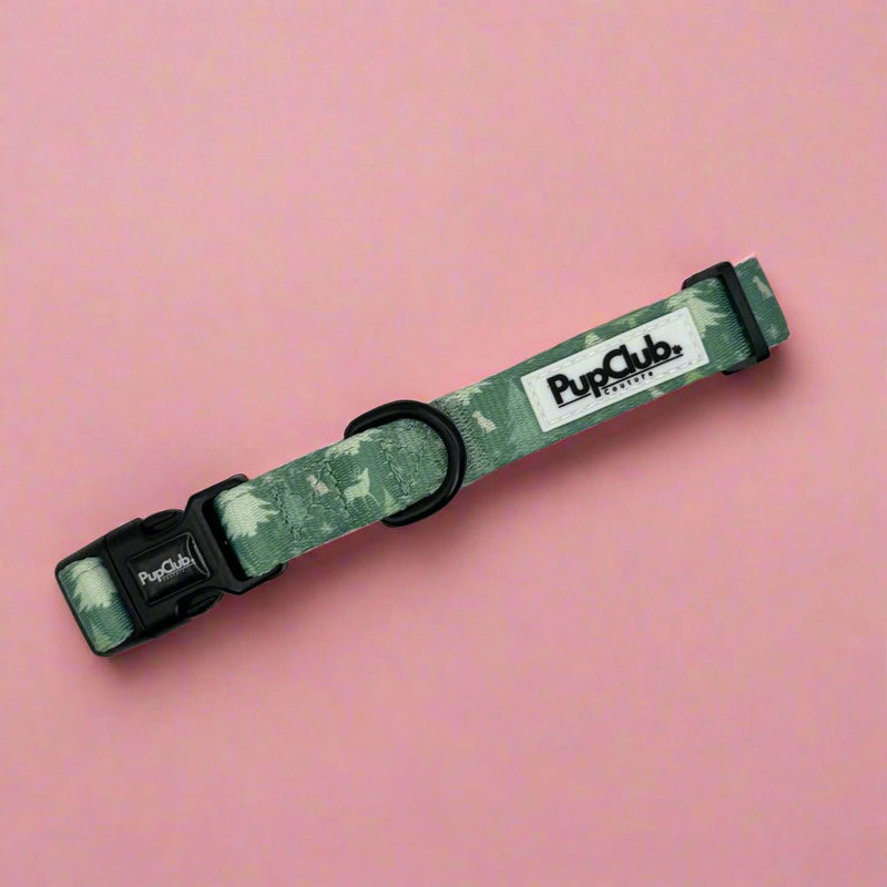 PupClub Dog Collar - Evergreen Trails