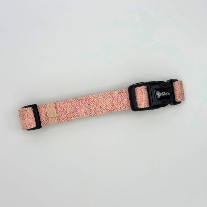 PupClub Dog Collar - Tweed Pink