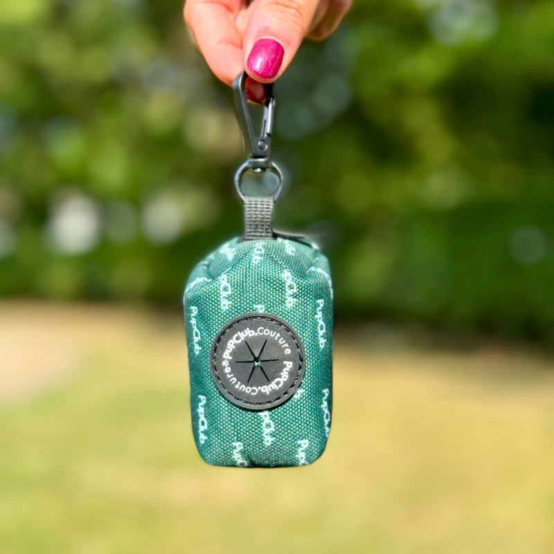PupClub Dog Poo Bag Holder - Forest Green