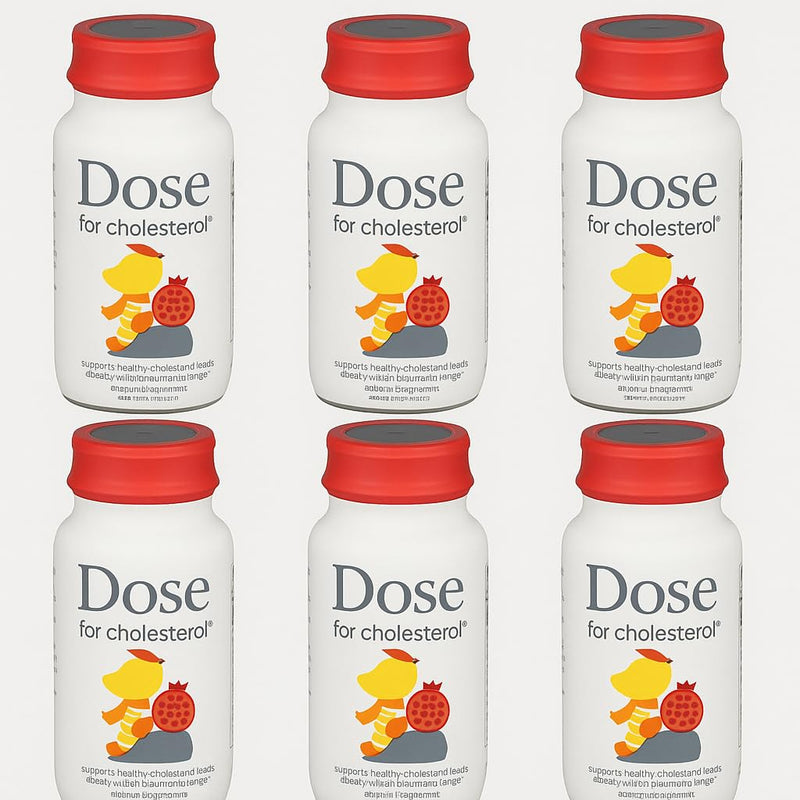 Dose for Cholesterol – Supports Healthy Cholesterol Levels Within Normal Range – Pomegranate 2 Fl oz (6 Pack)