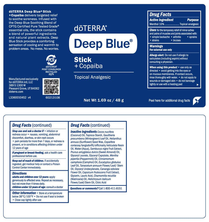 doTERRA Deep Blue Stick - 2 Pack | Fast-Acting Soothing Relief
