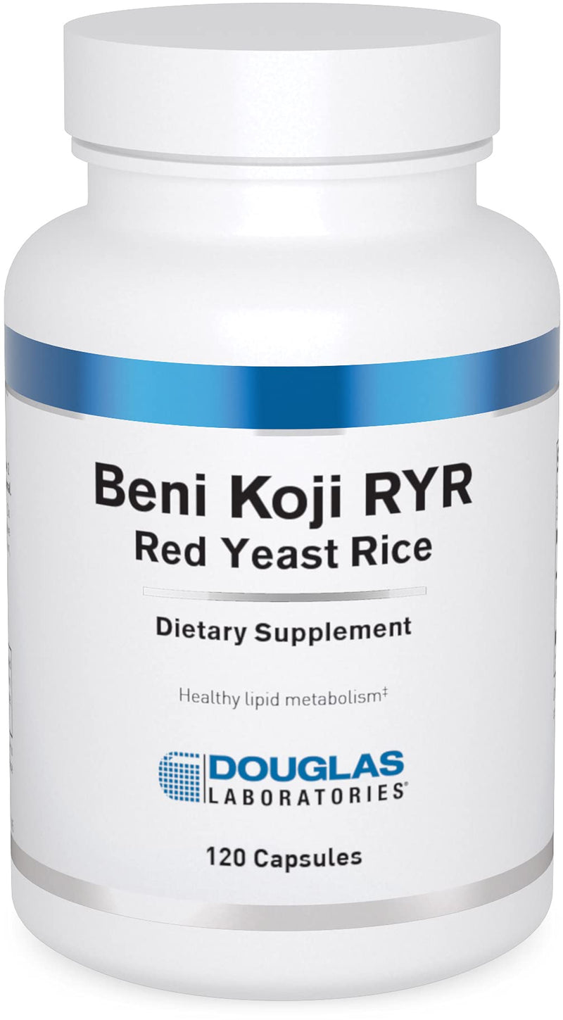 Douglas Laboratories Beni Koji Red Yeast Rice | Fermented Red Rice for Healthy Lipid Metabolism | 120 Capsules