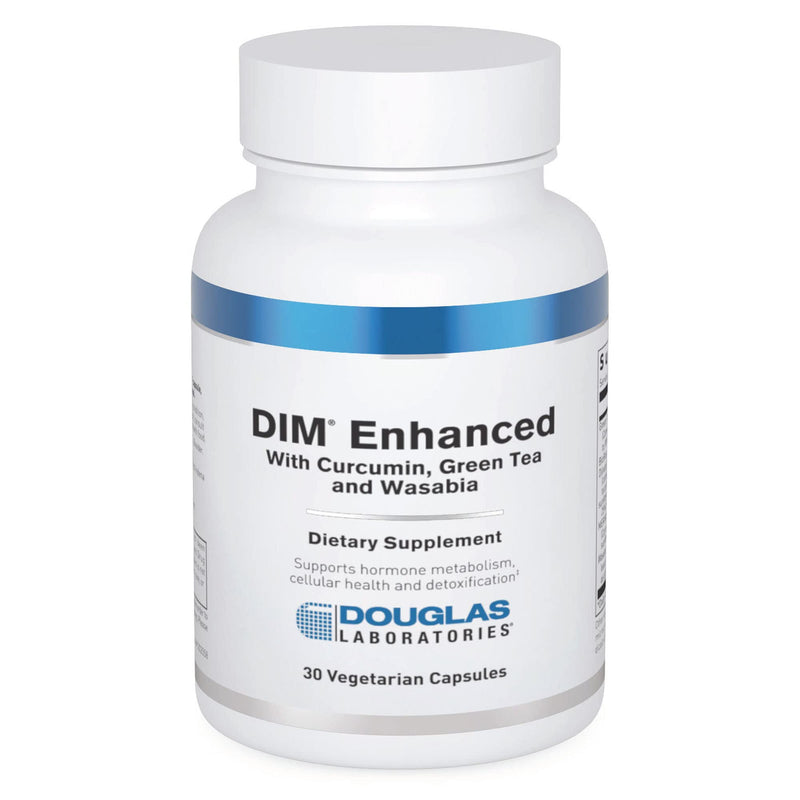 Douglas Laboratories DIM Enhanced 30 Vegetarian Capsules | Hormone Balance, Cellular Health & Detox