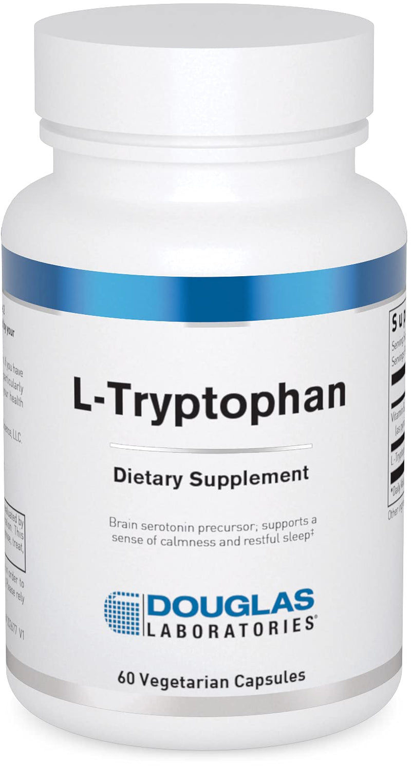 Douglas Laboratories L-Tryptophan | Supports Melatonin Production & Restful Sleep | 60 Vegetarian Capsules