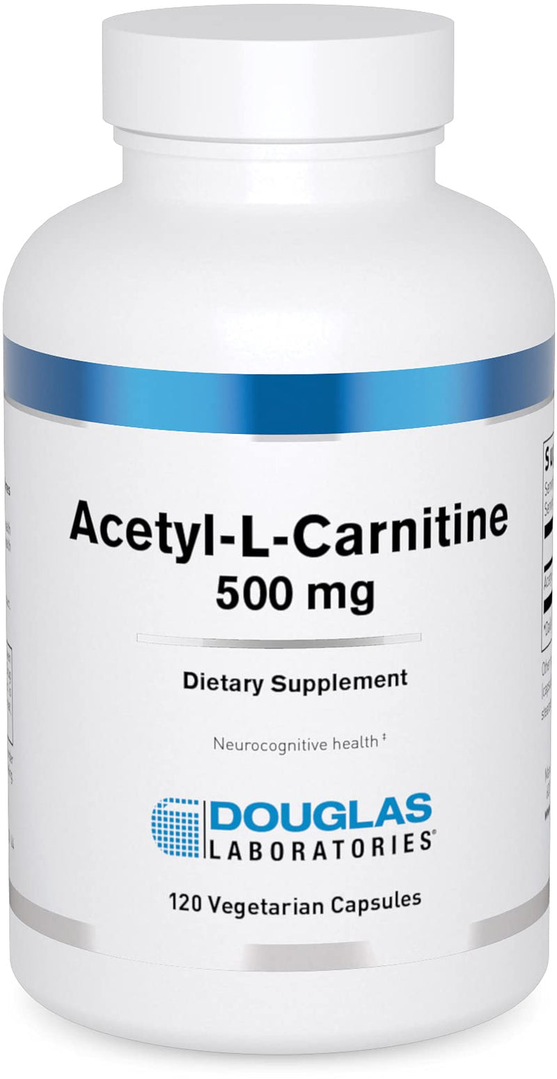 Acetyl L-Carnitine 500 mg – Douglas Laboratories, Brain & Nerve Support, 120 Capsules
