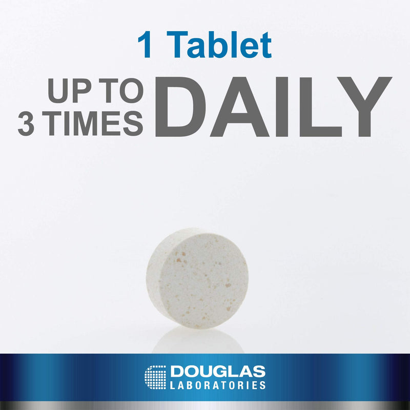 Douglas Laboratories Gluten-Dairy Ultra Enzyme | Gluten & Dairy Digestion Support | 60 Chewable Tablets