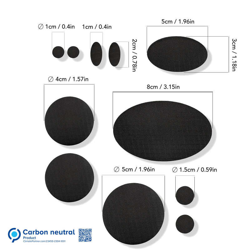 Repair Patches (30+ Colours) for Puffer Jackets, Tents, Upholstery - Stick On, Waterproof, Tear-Cold-Heat-Resistant