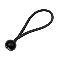 Black Bungee Balls 4"