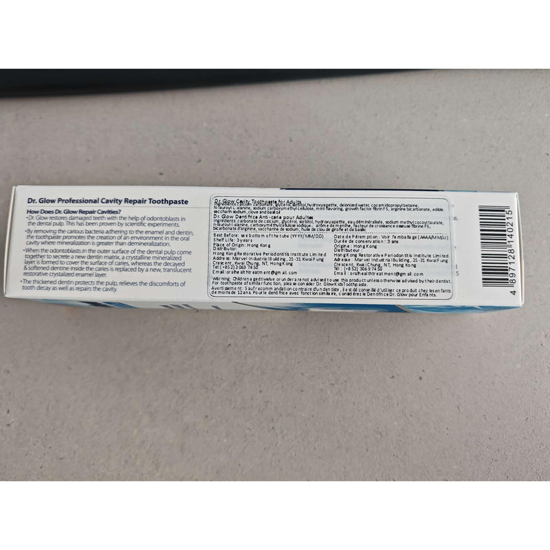 Dr. Glow Cavity Repair Toothpaste – Fluoride-Free Remineralizing Hydroxyapatite