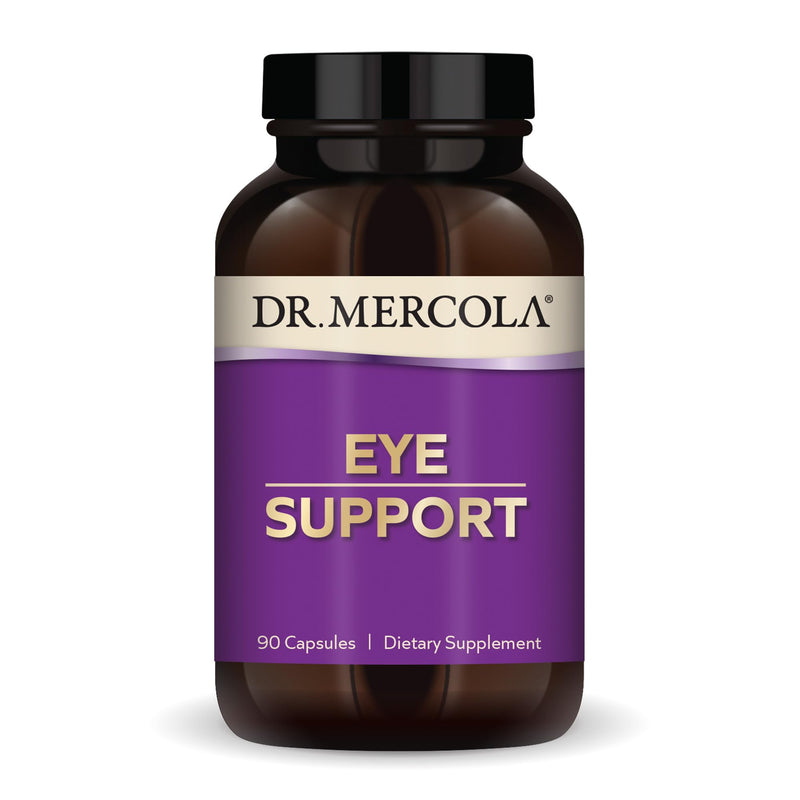 Dr. Mercola Eye Support – Eye Health with Lutein, Zeaxanthin, Organic Astaxanthin & Black Currant | 90 Capsules