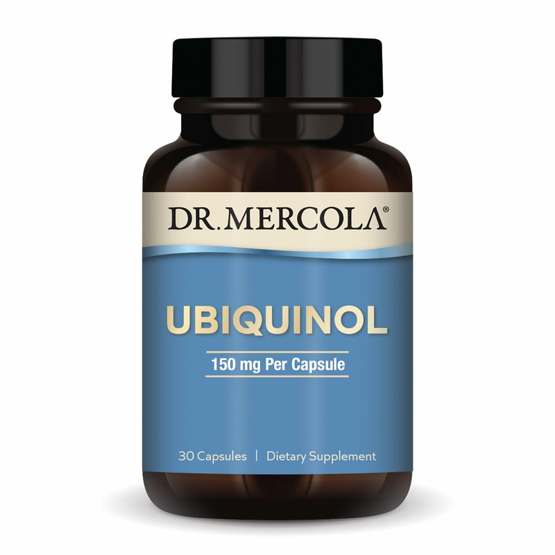 Dr. Mercola Ubiquinol 150 mg, 30 Servings (30 Capsules) - Non-GMO Dietary Supplement