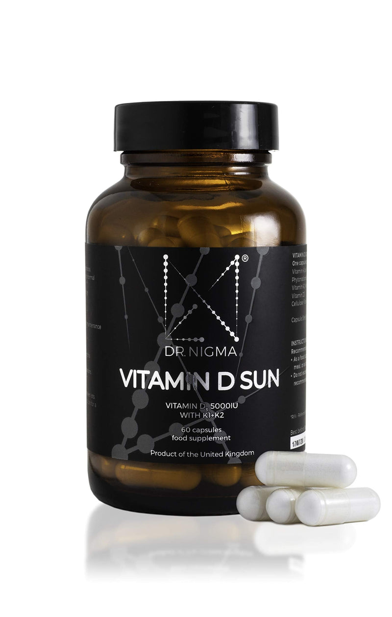 DR. NIGMA Vitamin D Sun | Vitamin D3 5000 IU Capsules
