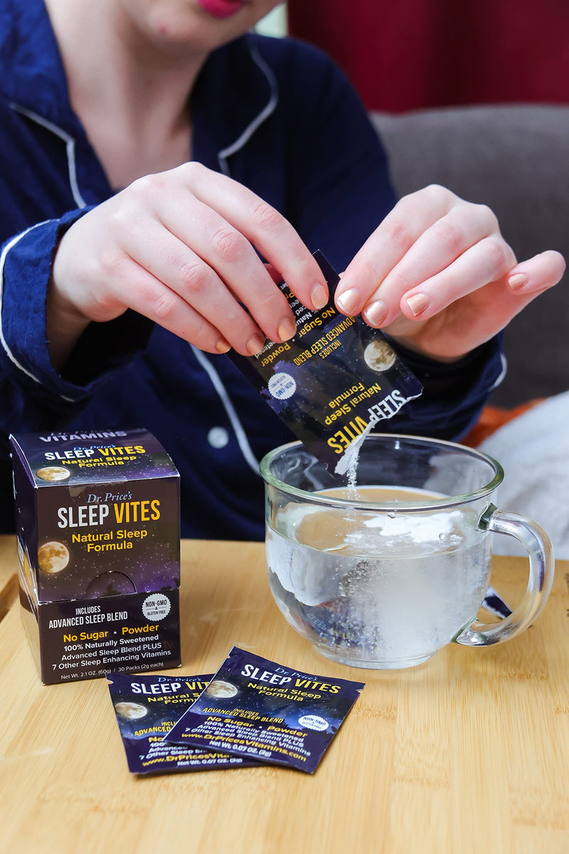 Dr. Price's Sleep Aid for Adults – Berry Flavor, 30 Servings | Doctor-Formulated Sleep Supplement