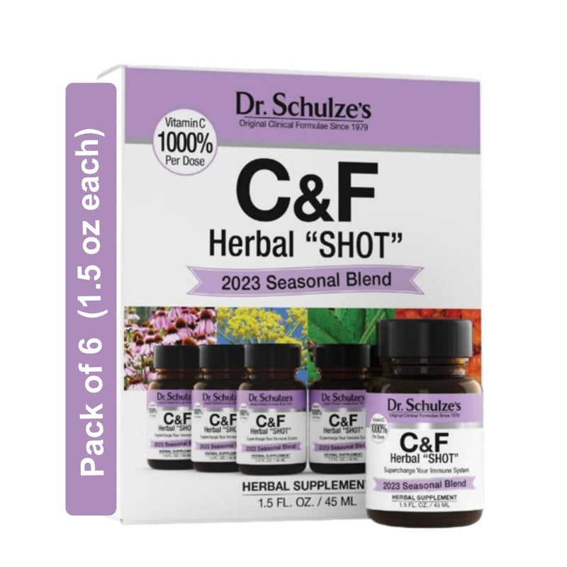 Dr. Schulze's Herbal Shot – Organic Extract, Gluten-Free & Non-GMO | Immune Support