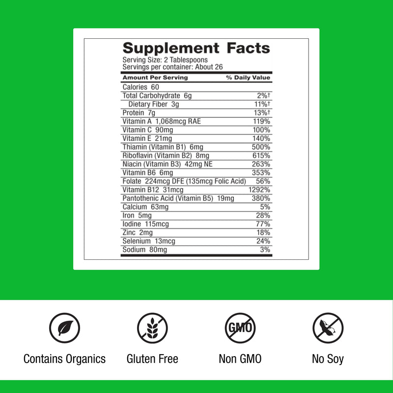 Dr. Schulze's SuperFood Plus – Everyday Plant-Based Multivitamin for Energy & Wellness | Gluten-Free & Dairy-Free | 14 oz 2-Pack