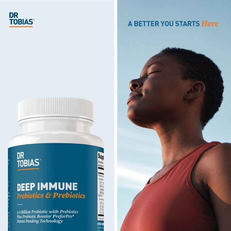 Dr. Tobias Deep Immune Probiotics & Prebiotics – 60 Capsules (30 Servings)