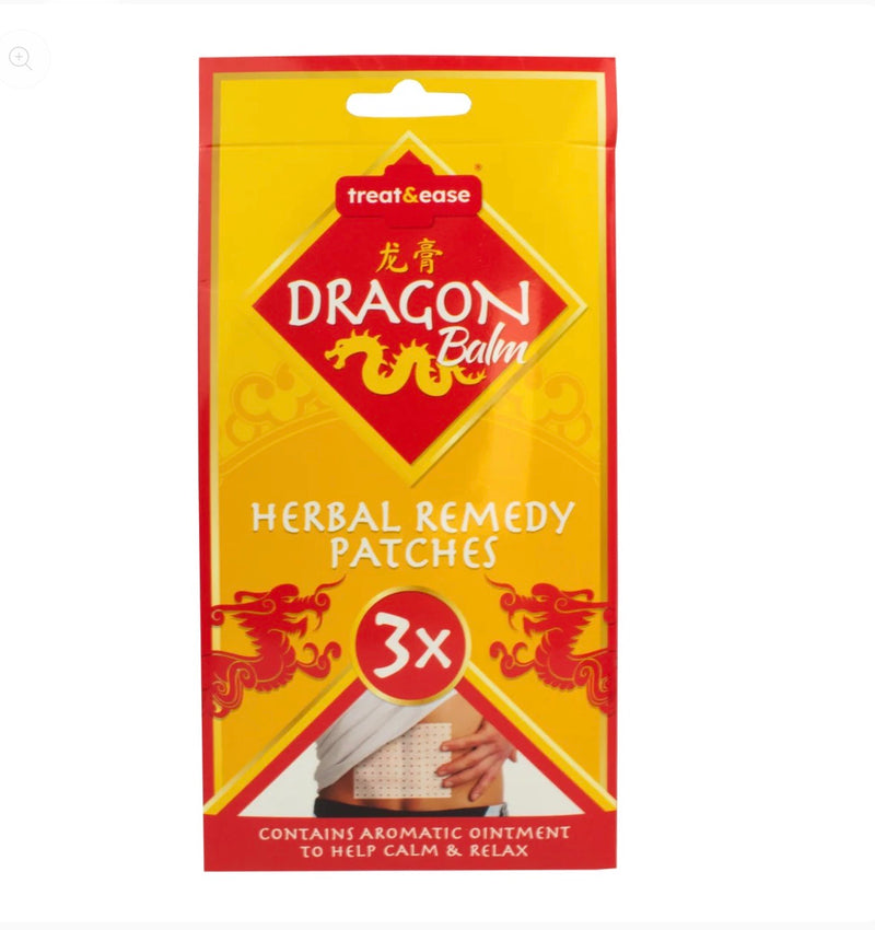 Dragon Balm herbal remedy patches 3 pack