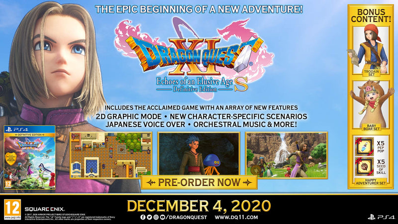 Dragon Quest XI S: Echoes Of An Elusive Age Definitive Edition PS4