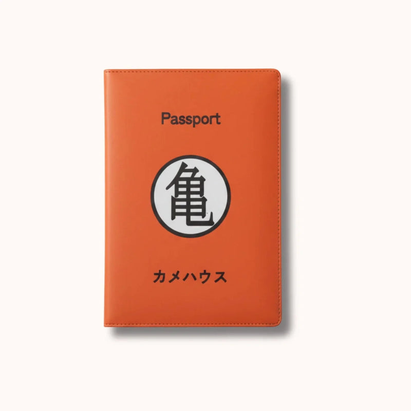 Dragonball Z Kame House Orange Passport Cover