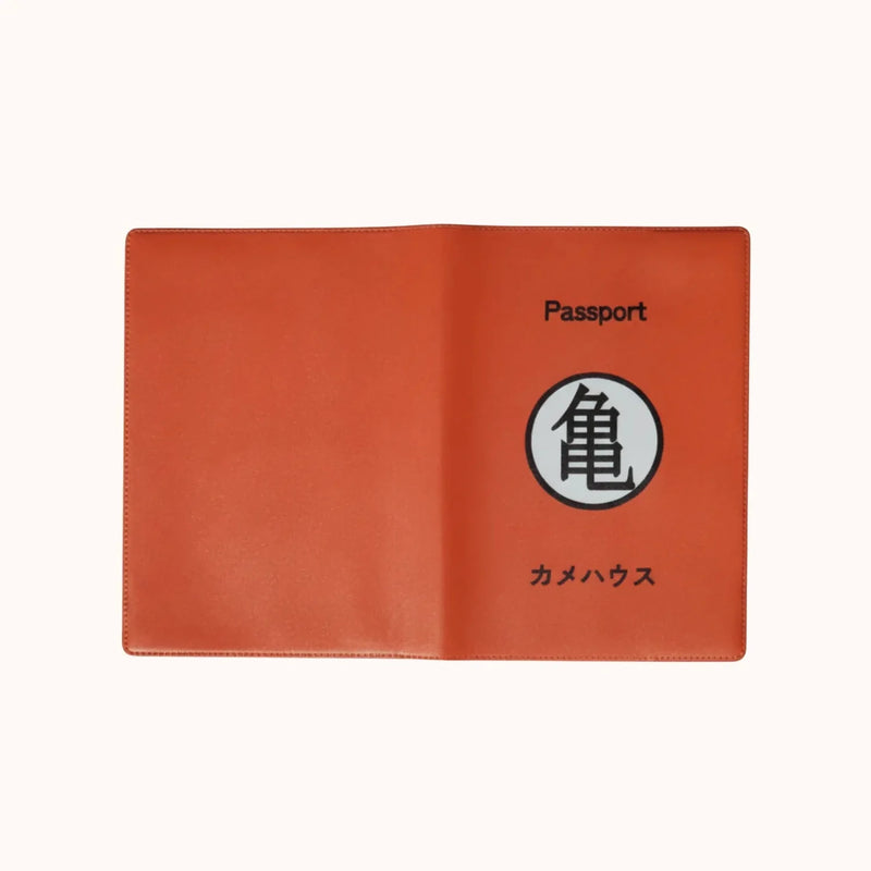 Dragonball Z Kame House Orange Passport Cover
